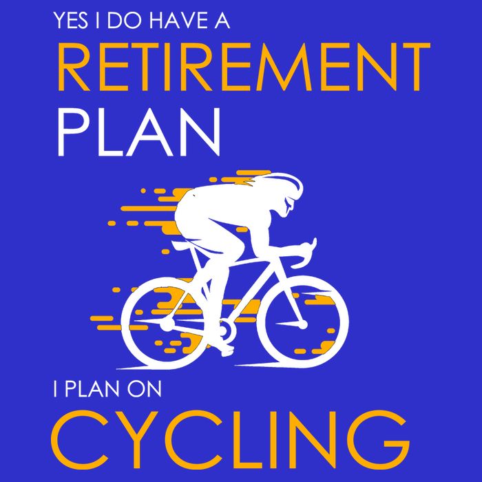 Retirement Plan On Cycling Tall T-Shirt