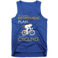 Retirement Plan On Cycling Tank Top