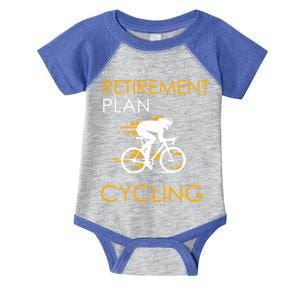 Retirement Plan On Cycling Infant Baby Jersey Bodysuit