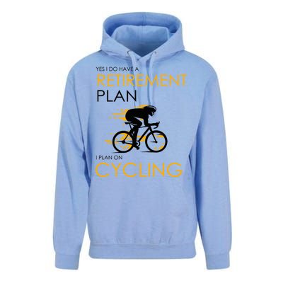 Retirement Plan On Cycling Unisex Surf Hoodie