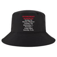 Retirement Schedule Cool Comfort Performance Bucket Hat