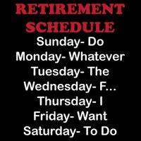 Retirement Schedule Apron