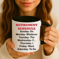 Retirement Schedule Mug