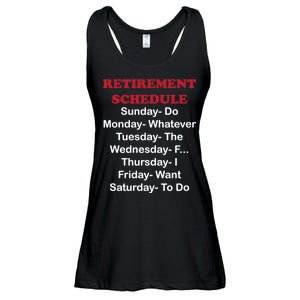 Retirement Schedule Ladies Essential Flowy Tank