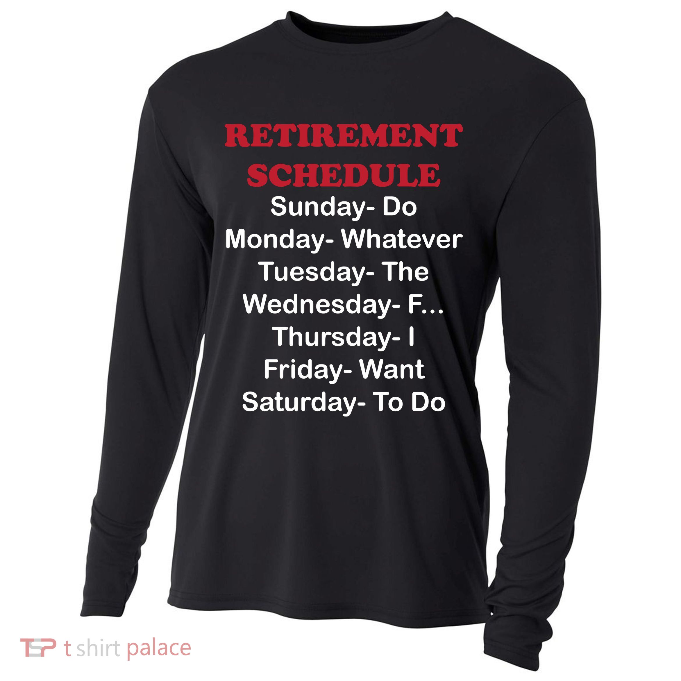Retirement Schedule Cooling Performance Long Sleeve Crew