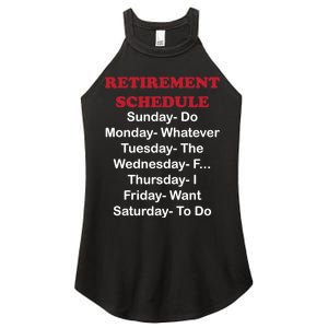 Retirement Schedule Women's Perfect Tri Rocker Tank