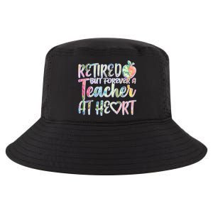 Retried But Forever A Teacher At Heart Cool Comfort Performance Bucket Hat