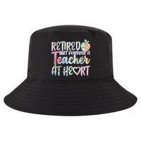 Retried But Forever A Teacher At Heart Cool Comfort Performance Bucket Hat