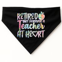 Retried But Forever A Teacher At Heart USA-Made Doggie Bandana