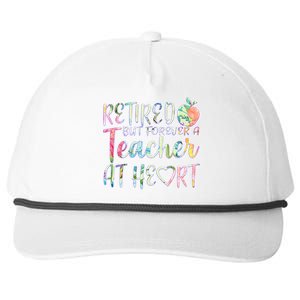 Retried But Forever A Teacher At Heart Snapback Five-Panel Rope Hat