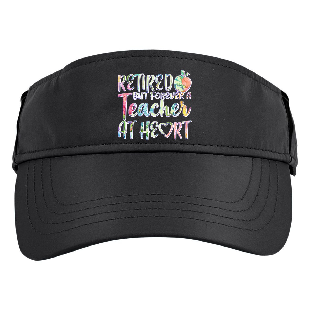 Retried But Forever A Teacher At Heart Adult Drive Performance Visor