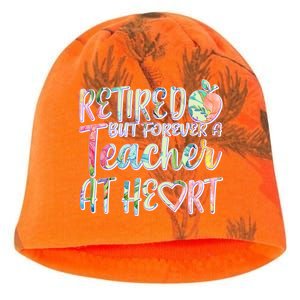 Retried But Forever A Teacher At Heart Kati - Camo Knit Beanie