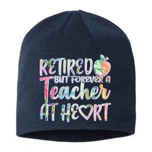 Retried But Forever A Teacher At Heart Sustainable Beanie