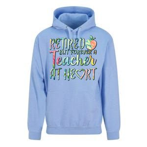 Retried But Forever A Teacher At Heart Unisex Surf Hoodie