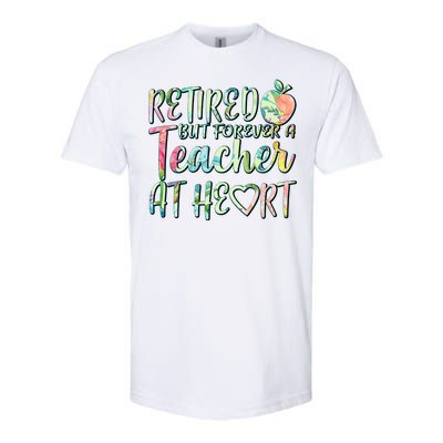 Retried But Forever A Teacher At Heart Softstyle® CVC T-Shirt