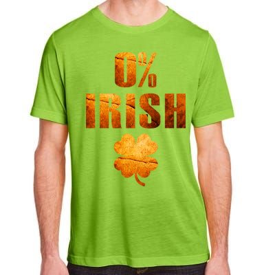 Retro 0% Irish Clover St Patrack's Day Adult ChromaSoft Performance T-Shirt