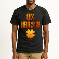 Retro 0% Irish Clover St Patrack's Day Tall T-Shirt