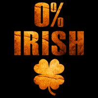 Retro 0% Irish Clover St Patrack's Day Flatbill Hat