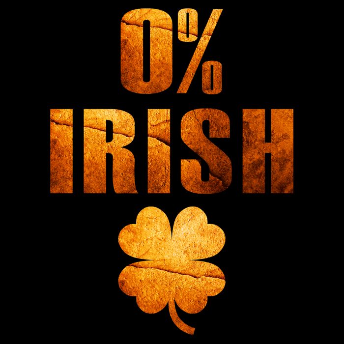 Retro 0% Irish Clover St Patrack's Day Youth Performance Sprint T-Shirt