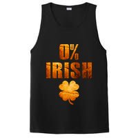 Retro 0% Irish Clover St Patrack's Day PosiCharge Competitor Tank