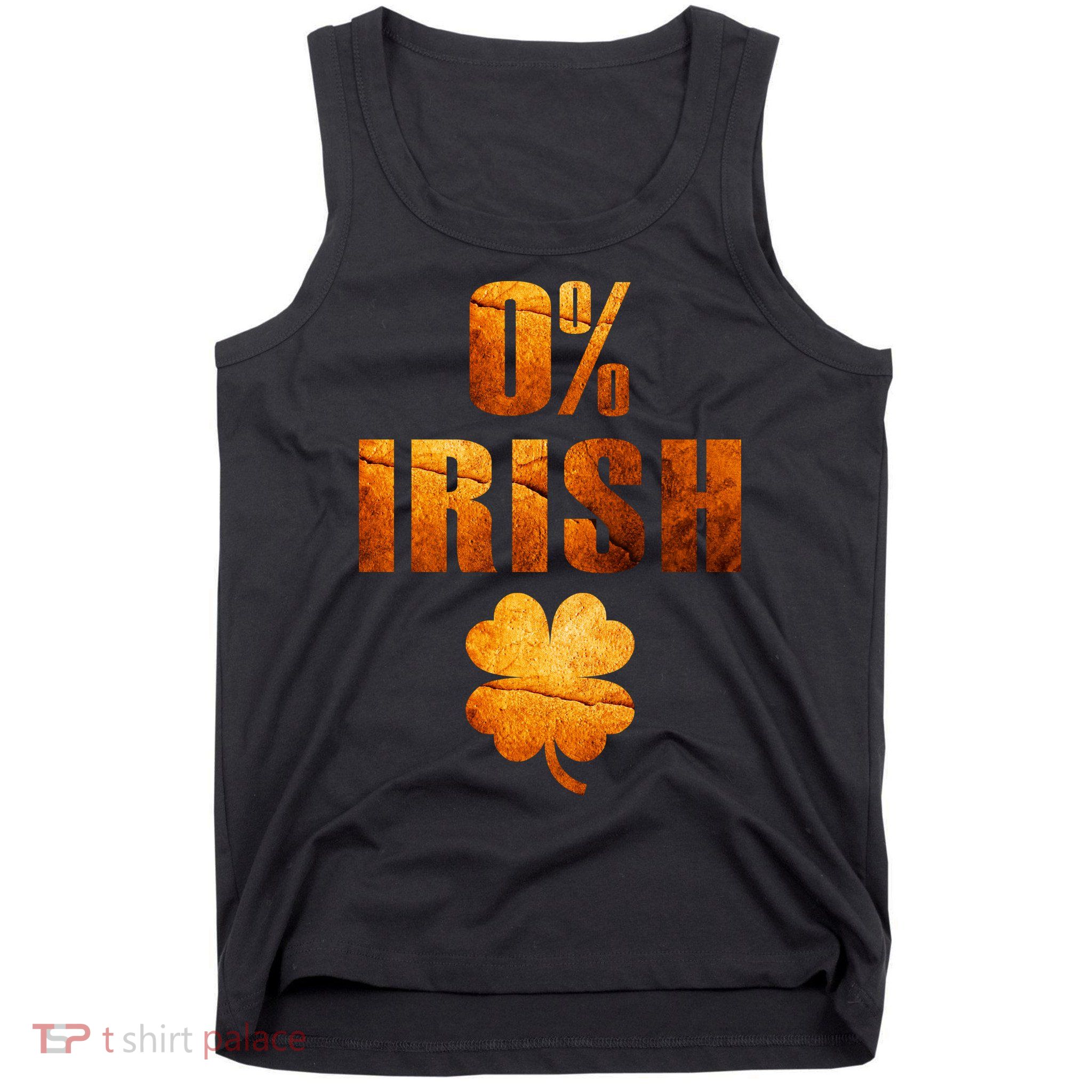 Retro 0% Irish Clover St Patrack's Day Tank Top