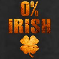 Retro 0% Irish Clover St Patrack's Day Golf Towel
