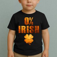 Retro 0% Irish Clover St Patrack's Day Toddler T-Shirt