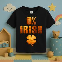 Retro 0% Irish Clover St Patrack's Day Toddler T-Shirt