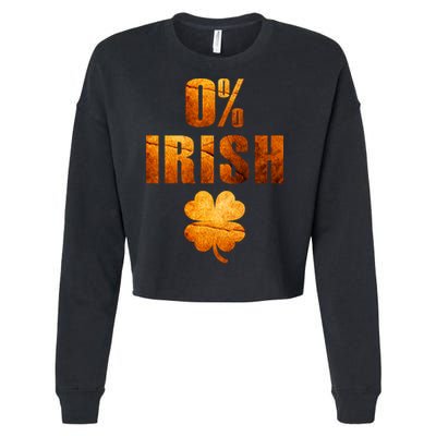 Retro 0% Irish Clover St Patrack's Day Cropped Pullover Crew