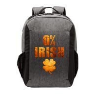 Retro 0% Irish Clover St Patrack's Day Vector Backpack