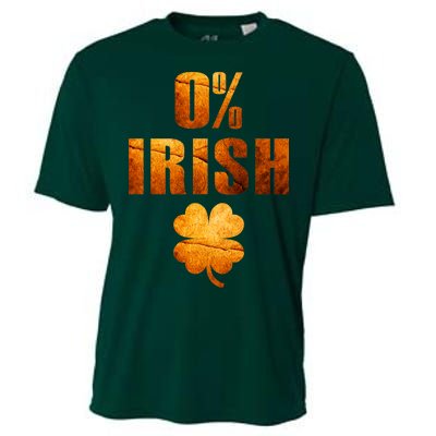 Retro 0% Irish Clover St Patrack's Day Cooling Performance Crew T-Shirt