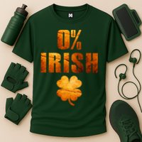 Retro 0% Irish Clover St Patrack's Day Performance Shirt