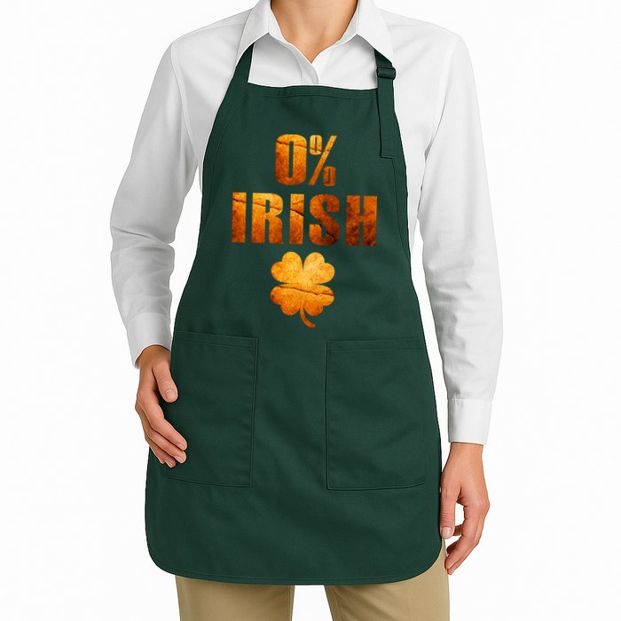 Retro 0% Irish Clover St Patrack's Day Apron
