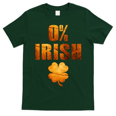 Retro 0% Irish Clover St Patrack's Day T-Shirt