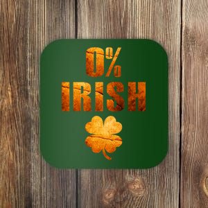 Retro 0% Irish Clover St Patrack's Day Coaster