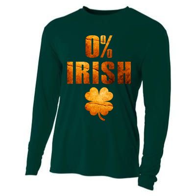 Retro 0% Irish Clover St Patrack's Day Cooling Performance Long Sleeve Crew