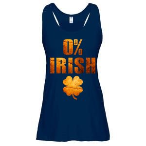 Retro 0% Irish Clover St Patrack's Day Ladies Essential Flowy Tank