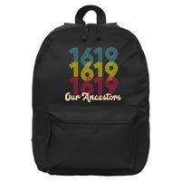 Retro 1619 Our Ancestors  16 in Basic Backpack