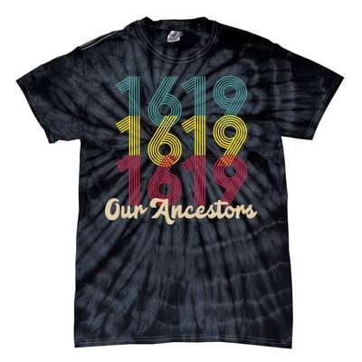 Retro 1619 Our Ancestors  Tie-Dye T-Shirt