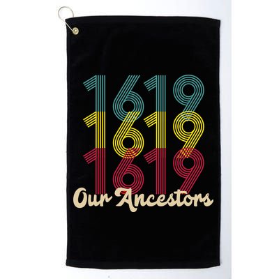 Retro 1619 Our Ancestors  Golf Towel