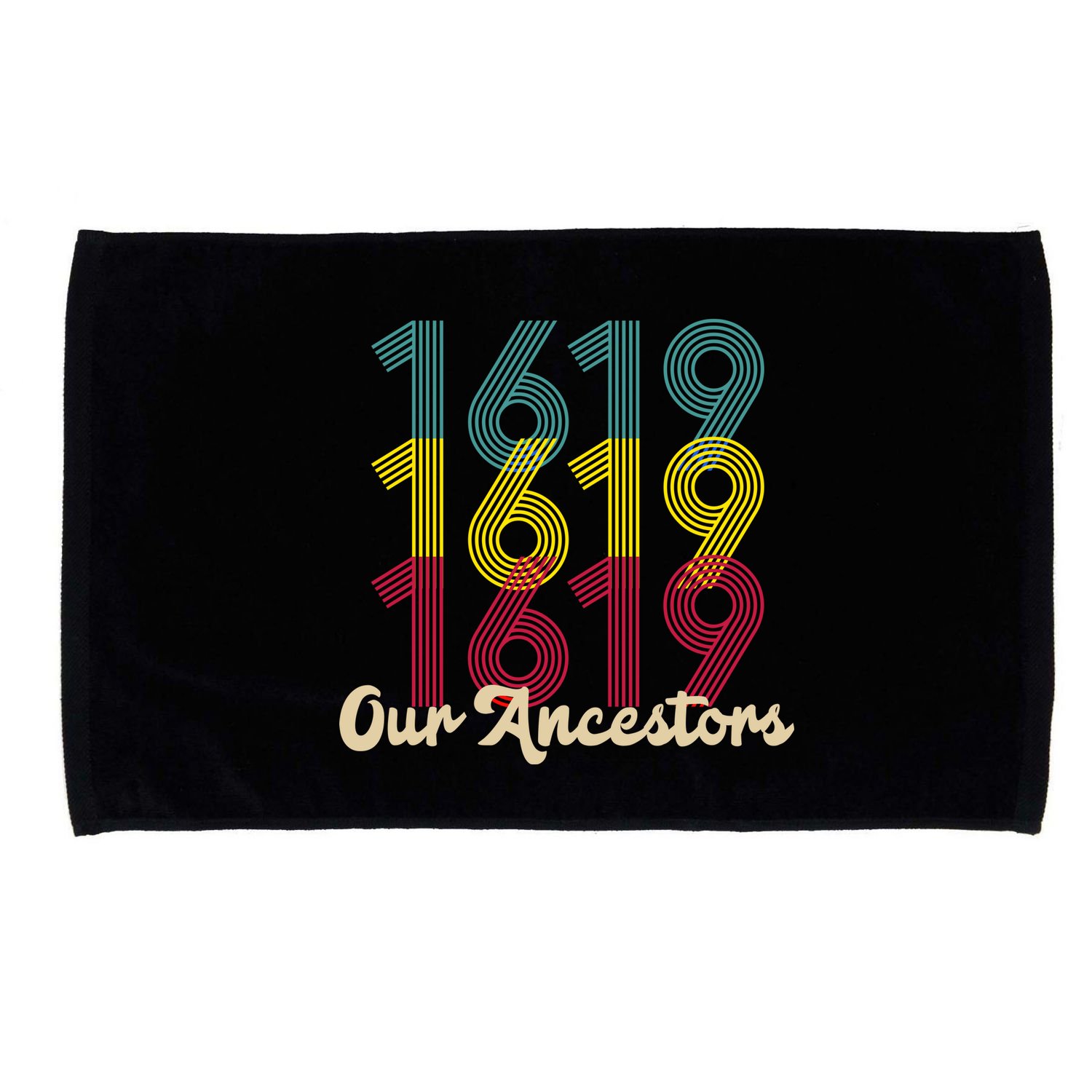 Retro 1619 Our Ancestors  Microfiber Hand Towel