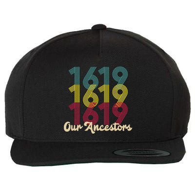 Retro 1619 Our Ancestors  Wool Snapback Cap