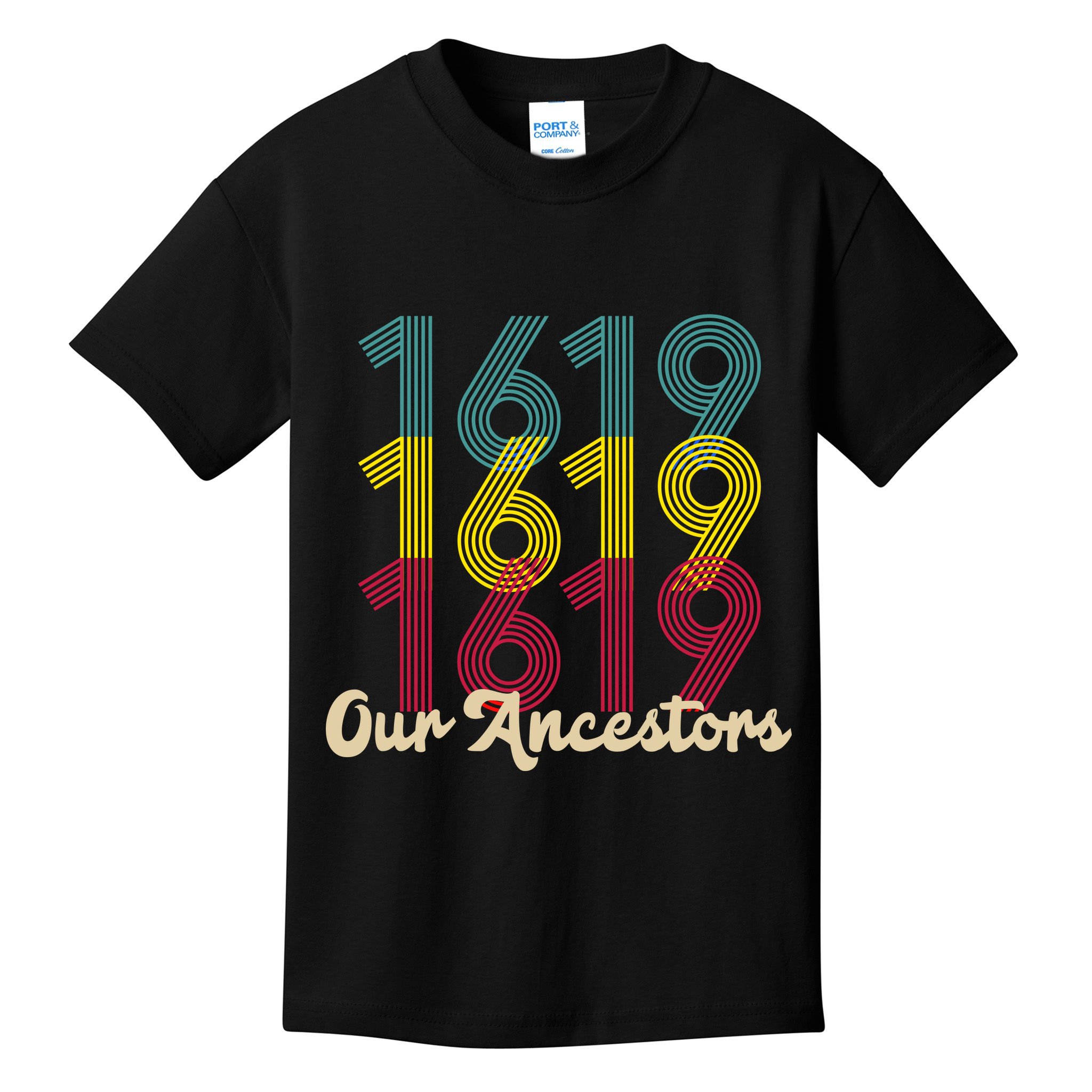 Retro 1619 Our Ancestors  Kids T-Shirt