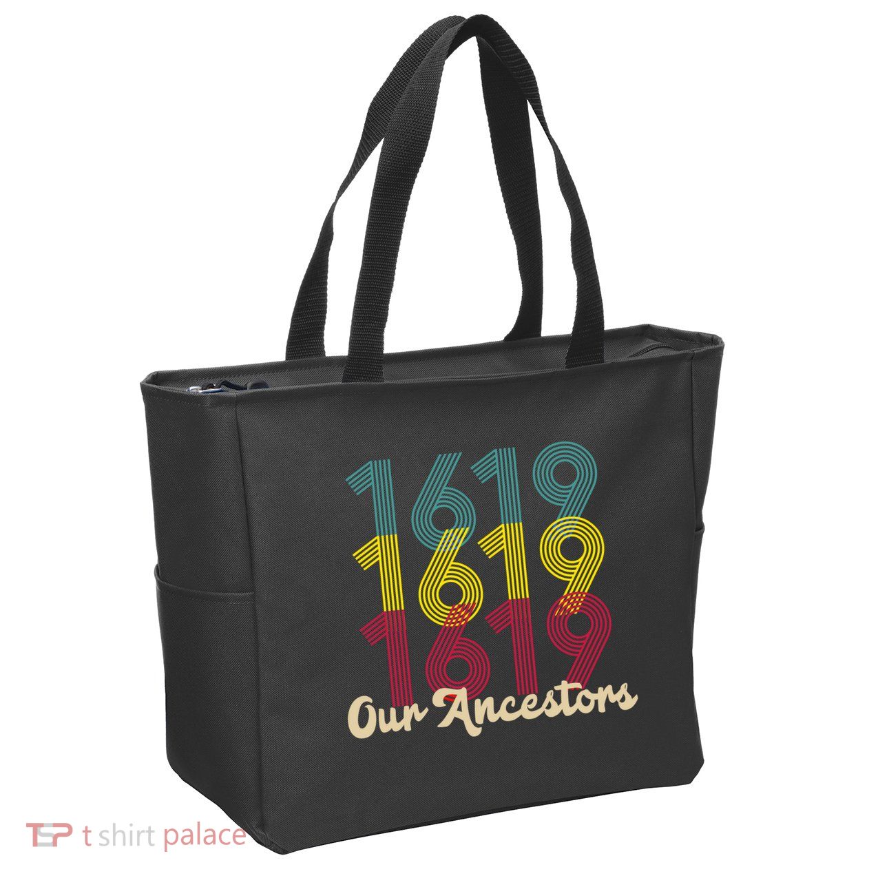 Retro 1619 Our Ancestors  Zip Tote Bag
