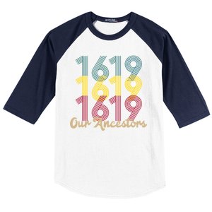 Retro 1619 Our Ancestors  Baseball Sleeve Shirt