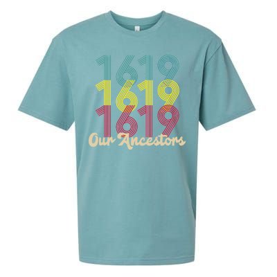 Retro 1619 Our Ancestors  Sueded Cloud Jersey T-Shirt