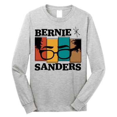 Retro 50's Bernie Sanders Logo Long Sleeve Shirt