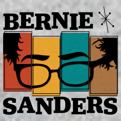 Retro 50's Bernie Sanders Logo T-Shirt