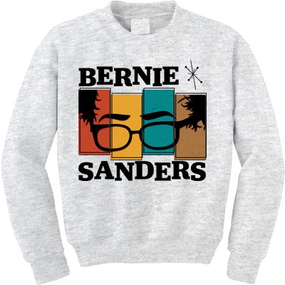 Retro 50's Bernie Sanders Logo Kids Sweatshirt