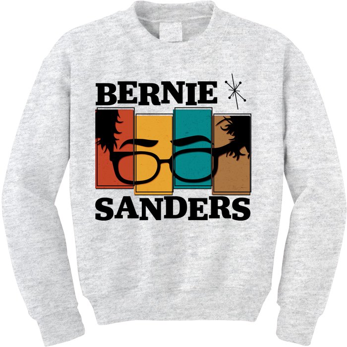 Retro 50's Bernie Sanders Logo Kids Sweatshirt